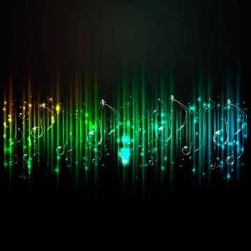 Music abstract background Stock Illustration