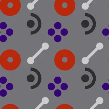 Music and dance seamless pattern 스톡 일러스트