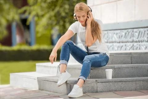 Music and fun. Stock Photos