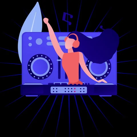 Music animation Stock After Effects