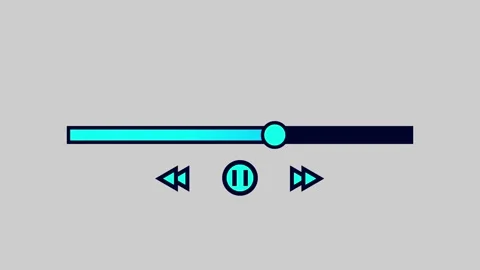 Music, Audio Player User Interface Design Stock Footage 314528990