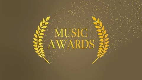Music Awards Laurel Wind Dissolve Video stock 129200194