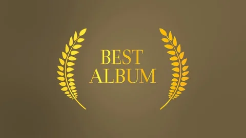 Music Awards Laurel Wind Dissolve Stock Footage 129200253