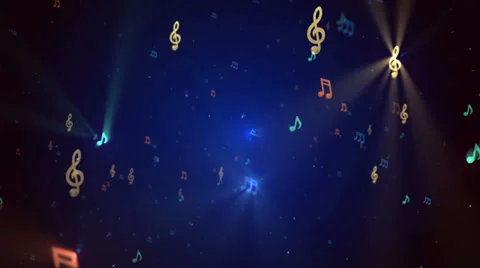 Music Backdrop Loop Stock Footage 37994710