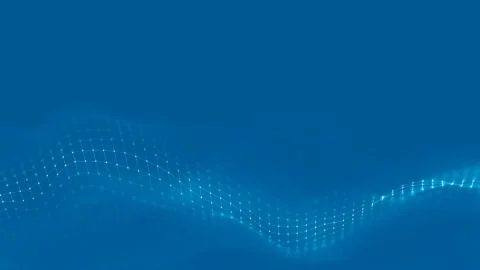 Music background. Big Data Particle Flow Visualisation. Science infographic Illustrazione stock