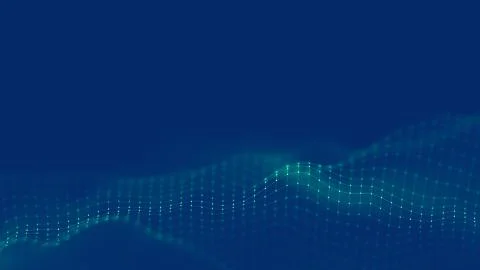 Music background. Big Data Particle Flow Visualisation. Science infographic Stock Illustration
