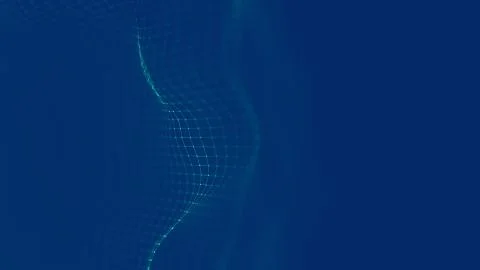 Music background. Big Data Particle Flow Visualisation. Science infographic Stockillustratie