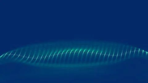 Music background. Big Data Particle Flow Visualisation. Science infographic イラスト素材