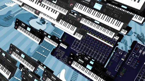 Music Background Stock Footage 241255734