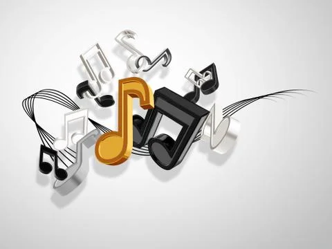 Music background Stock Illustration