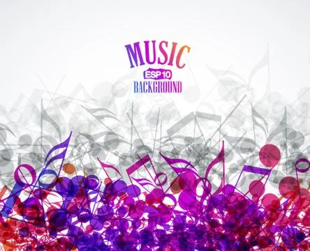 Music background Stock Illustration