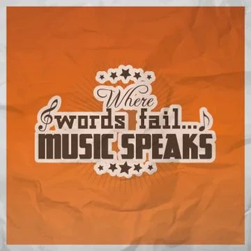 Music background Illustrazione stock