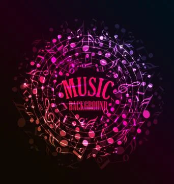 Music Background Stock Illustration