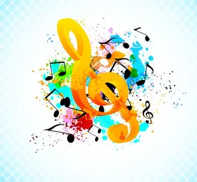Music background Stock Illustration