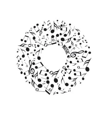 Music background Stock Illustration