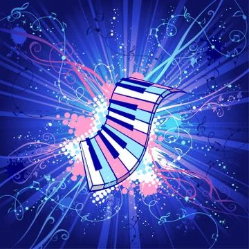 Music background. Stock Illustration