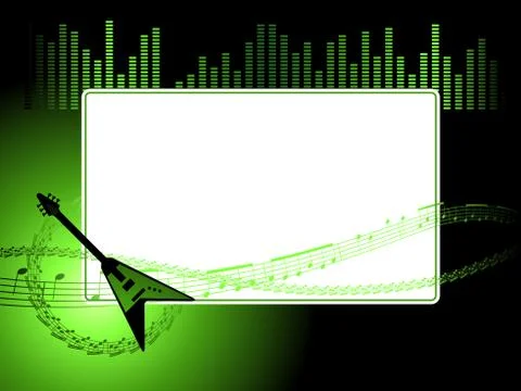 Music background Stock Illustration