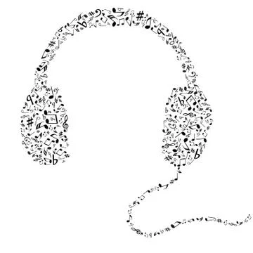 Music background Stock Illustration