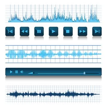 Music background Stock Illustration