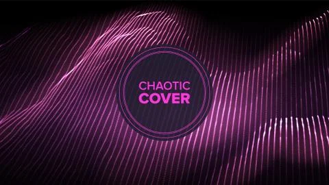 Music Background Vector. Equalizer Audio. Depth Space. 3D Illustration Stock Illustration