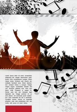 Music background. Vector Illustration
