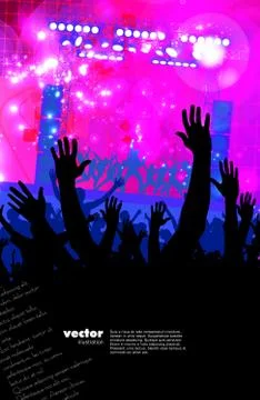 Music background. Vector Stock Illustration