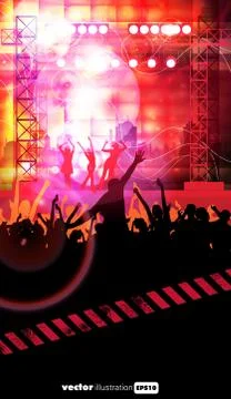 Music background. Vector Stock Illustration