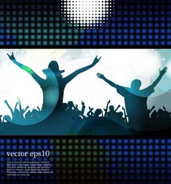 Music background. Vector Stock Illustration