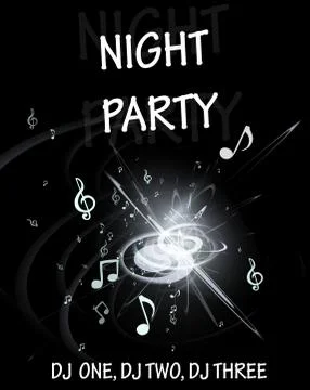 Music background wallpaper, player notes Stock Illustration