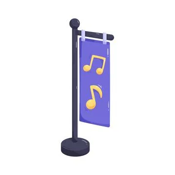 Music banner Stock Illustration