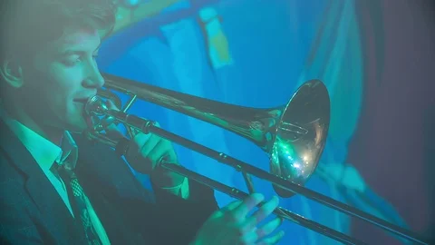 Music in a bar Stock Footage 112196504