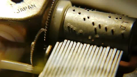 Music Box 02 Stock Footage 8919825