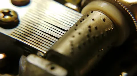 Music Box 03 Stock Footage 8920097