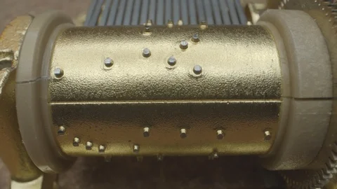 Music Box back side dolly accross Video stock 113113990