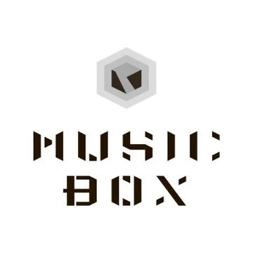 Music box logo, illusrtration, vector Illustration