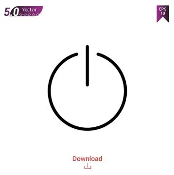Music buttons vector icon. Best modern, simple, isolated, flat icon for websi Stock Illustration