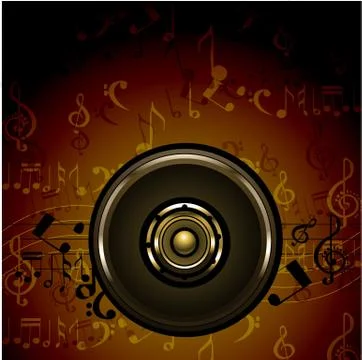 Music card Stock Illustration