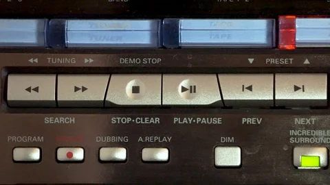 Music centr Stock Footage 100876769