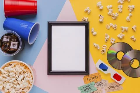 Music cinema elements Stock Photos