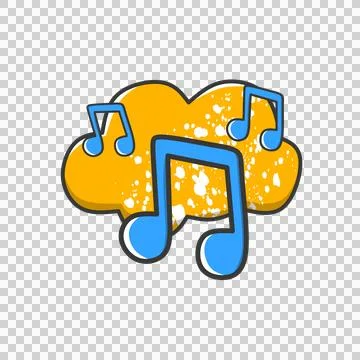 Music Cloud Stock Illustration