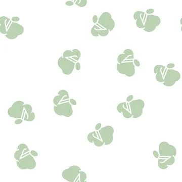 Music cloud storage glyph vector seamless pattern Stock Illustration