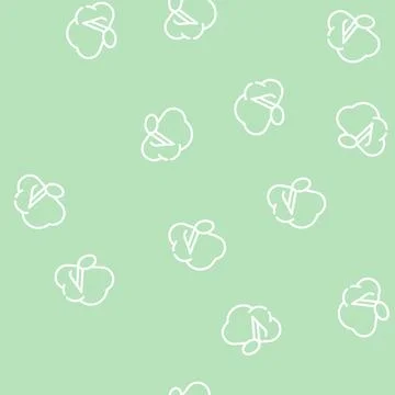 Music cloud storage line vector seamless pattern Stock Illustration