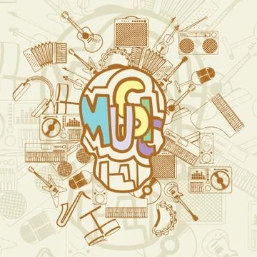 Music Concept イラスト素材