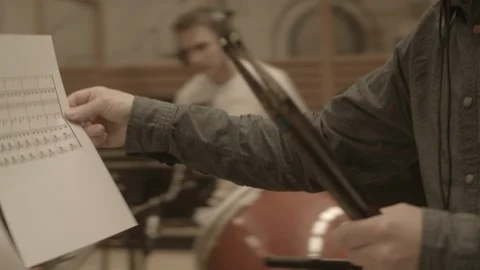 Music conductor 스톡 동영상 98715446