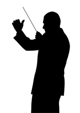 Music conductor Stock Illustration