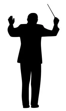 Music conductor Stock Illustration