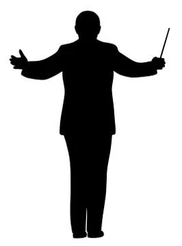 Music conductor Stock Illustration