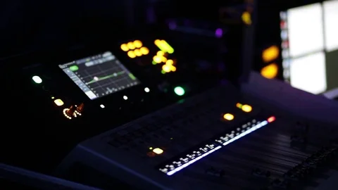 Music console Stock Footage 79628526