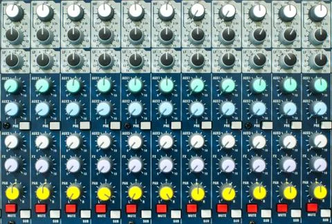 Music control panel 스톡 사진