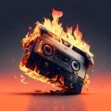 Music is crazy Stock Illustration